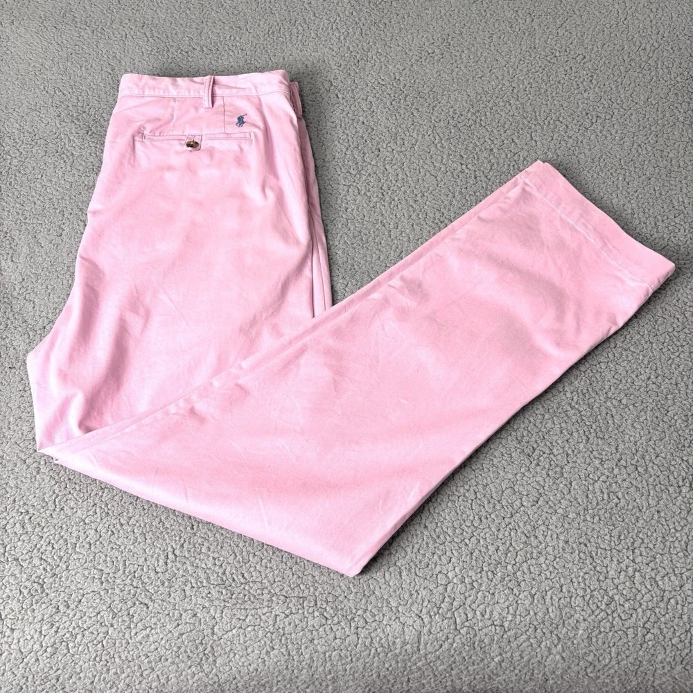 Polo Ralph Lauren Pants 40T/36 Pink Chinos Classic Preppy Golf Business Casual